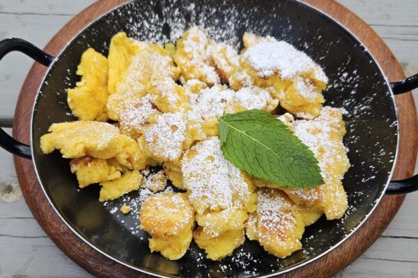 Foto eines Kaiserschmarrn-Gerichts.